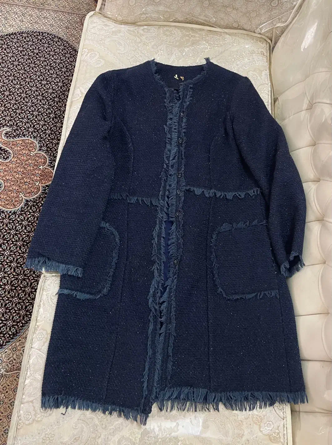 پالتو زنانه بسیار زیبا و شیک پارچه شنل وارداتی|لباس|قم, سالاریه|دیوار