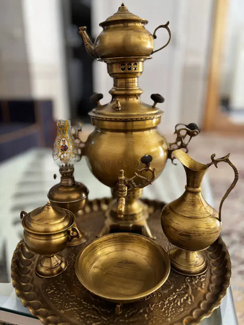 سماور برنجی|صنایع دستی و سایر لوازم تزئینی|شهرضا, |دیوار