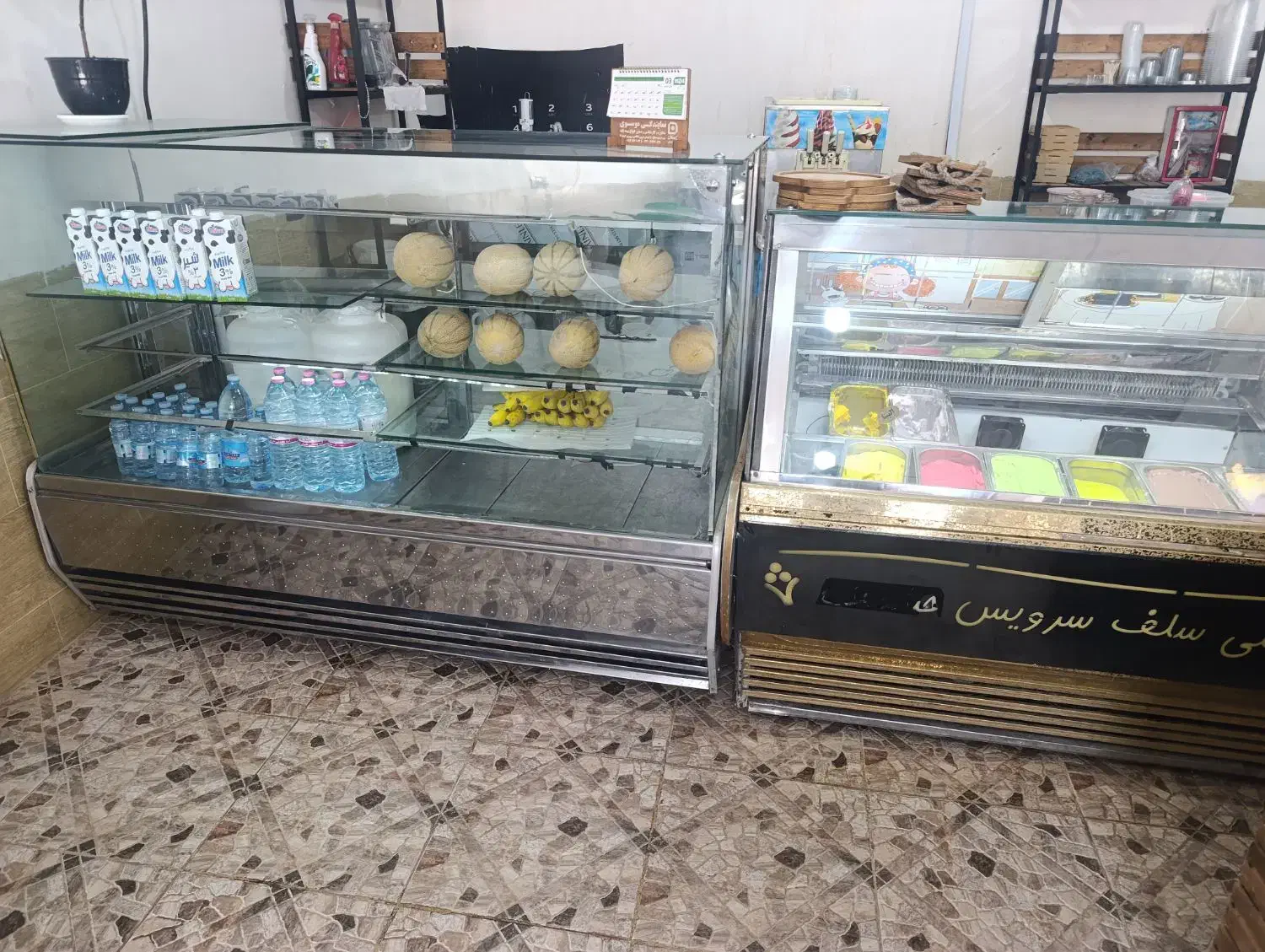 تمام لوازم بستنی ابمیوه فالوده صفرتاصد صنعتی|کافیشاپ و رستوران|بم, |دیوار