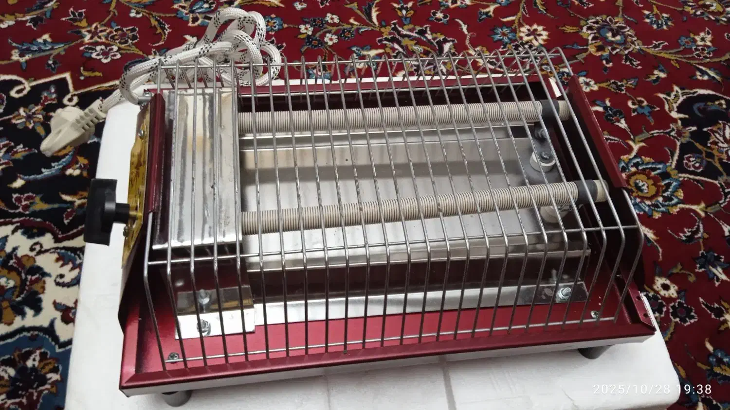 بخاری برقی کرسی دوشعله|بخاری، هیتر، شومینه|کرمانشاه, |دیوار