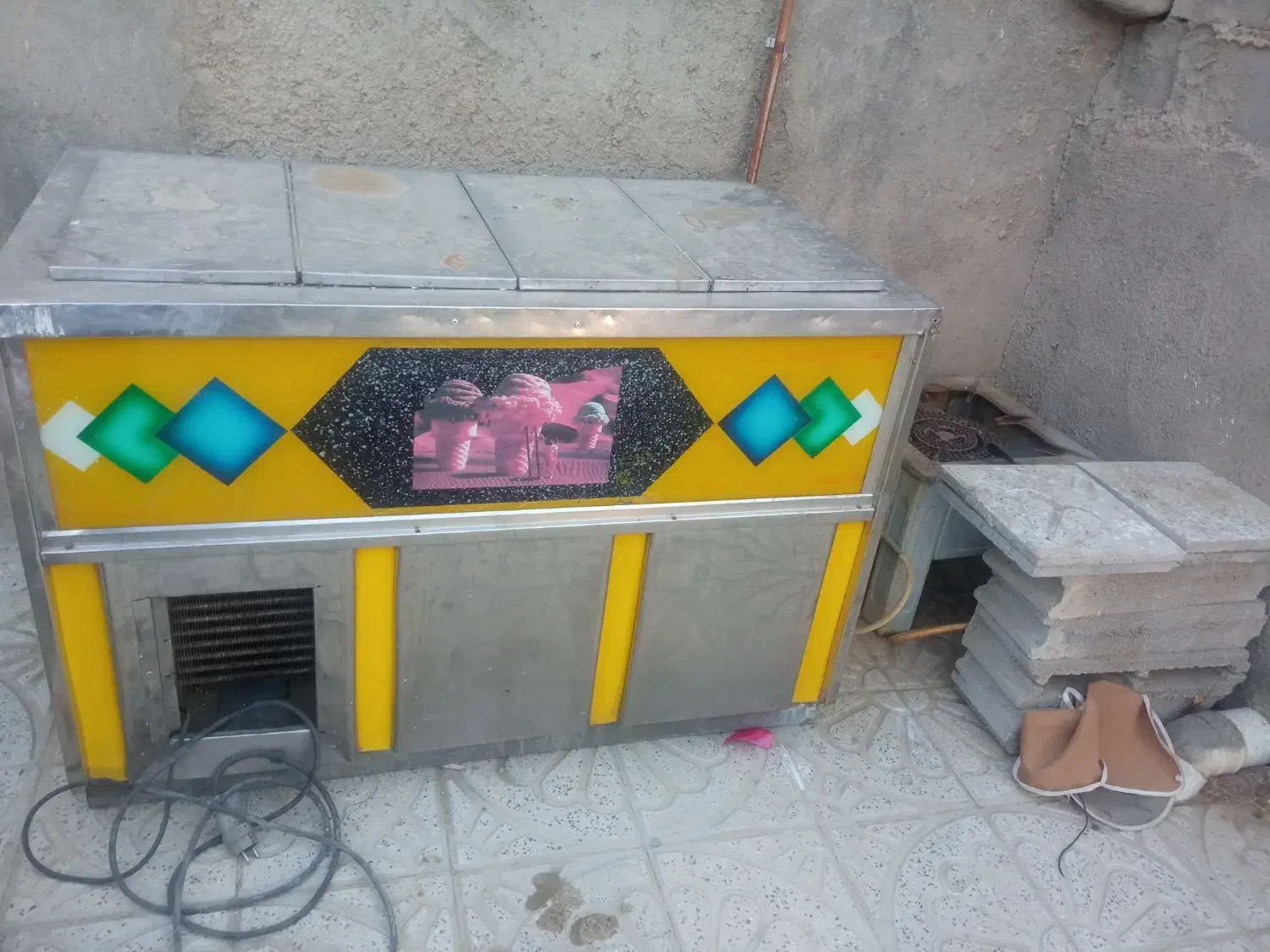 یخچال فریزر موتور اصلی فرانسع|یخچال و فریزر|نصر آباد, |دیوار