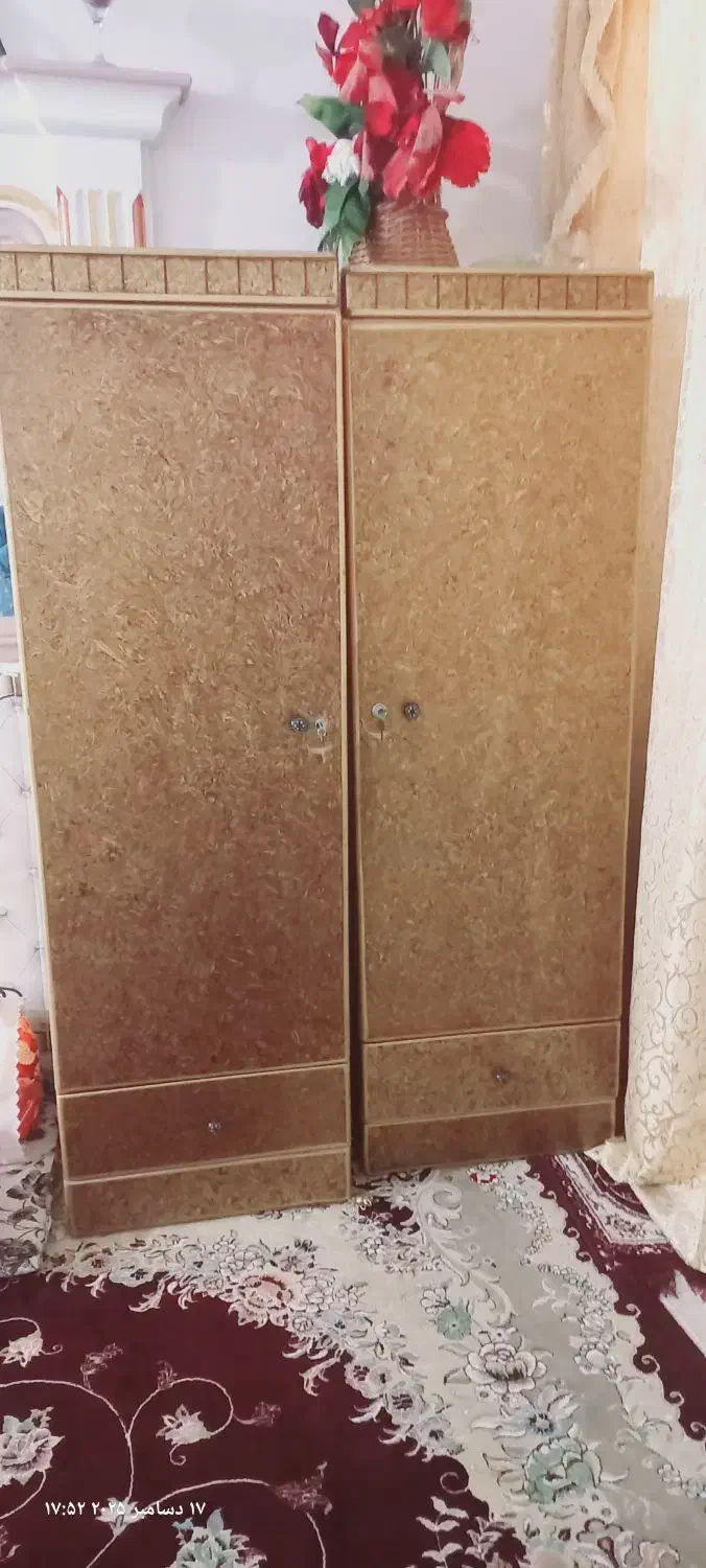 دو عدد کمد نو|جاکفشی، کمد، دراور|کرباسک, |دیوار