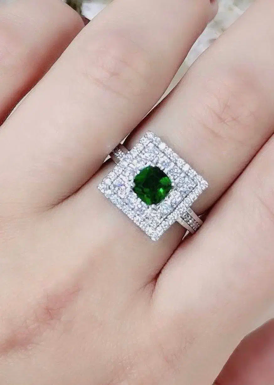 انگشتر جواهر تمام نقره مدل آمیتیس رنگی|بدلیجات|تبریز, |دیوار