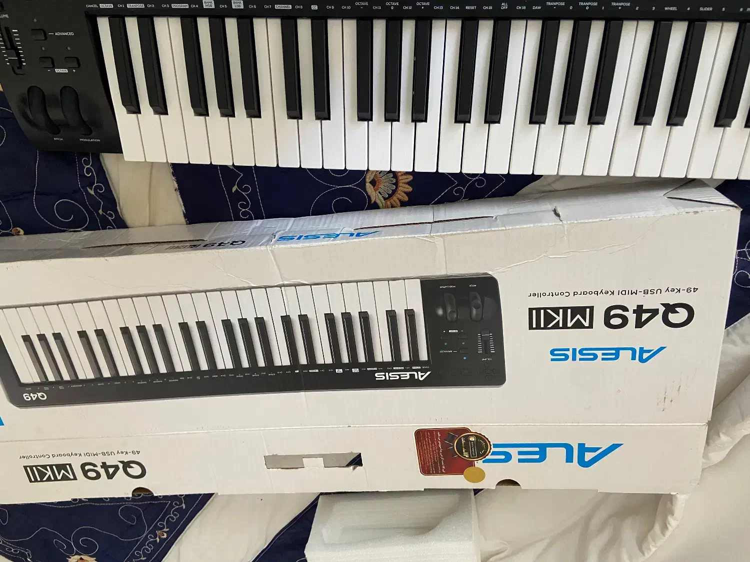 میدی کنترلر آلیسس q49 mk2|پیانو، کیبورد، آکاردئون|آبادان, |دیوار