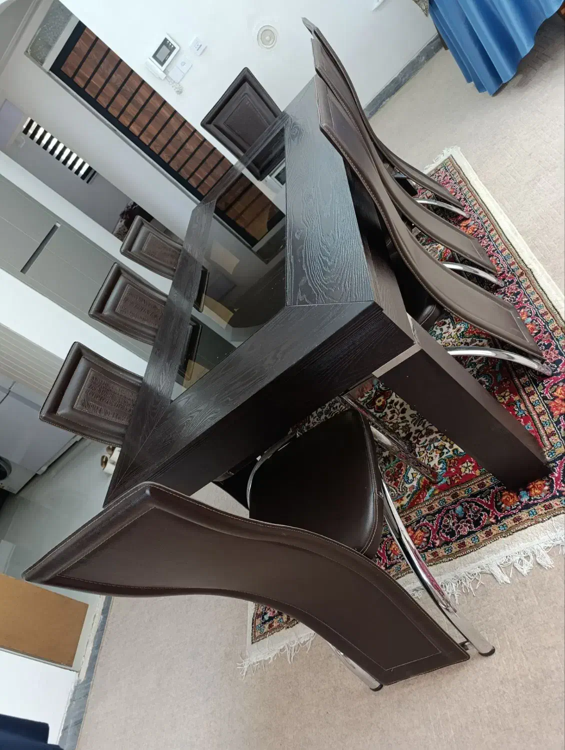 میز ناهارخوری ۸نفره برند REAL|میز و صندلی غذاخوری|شیراز, شهرک گلستان|دیوار