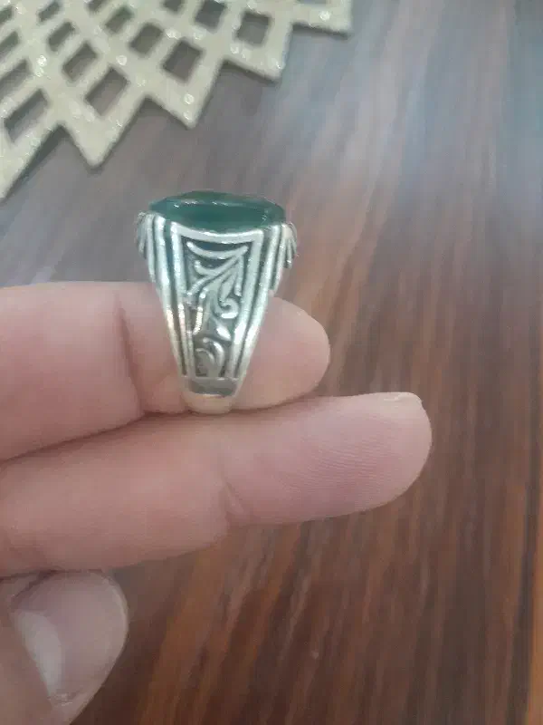 انگشتر نقره یشم|جواهرات|اردبیل, |دیوار