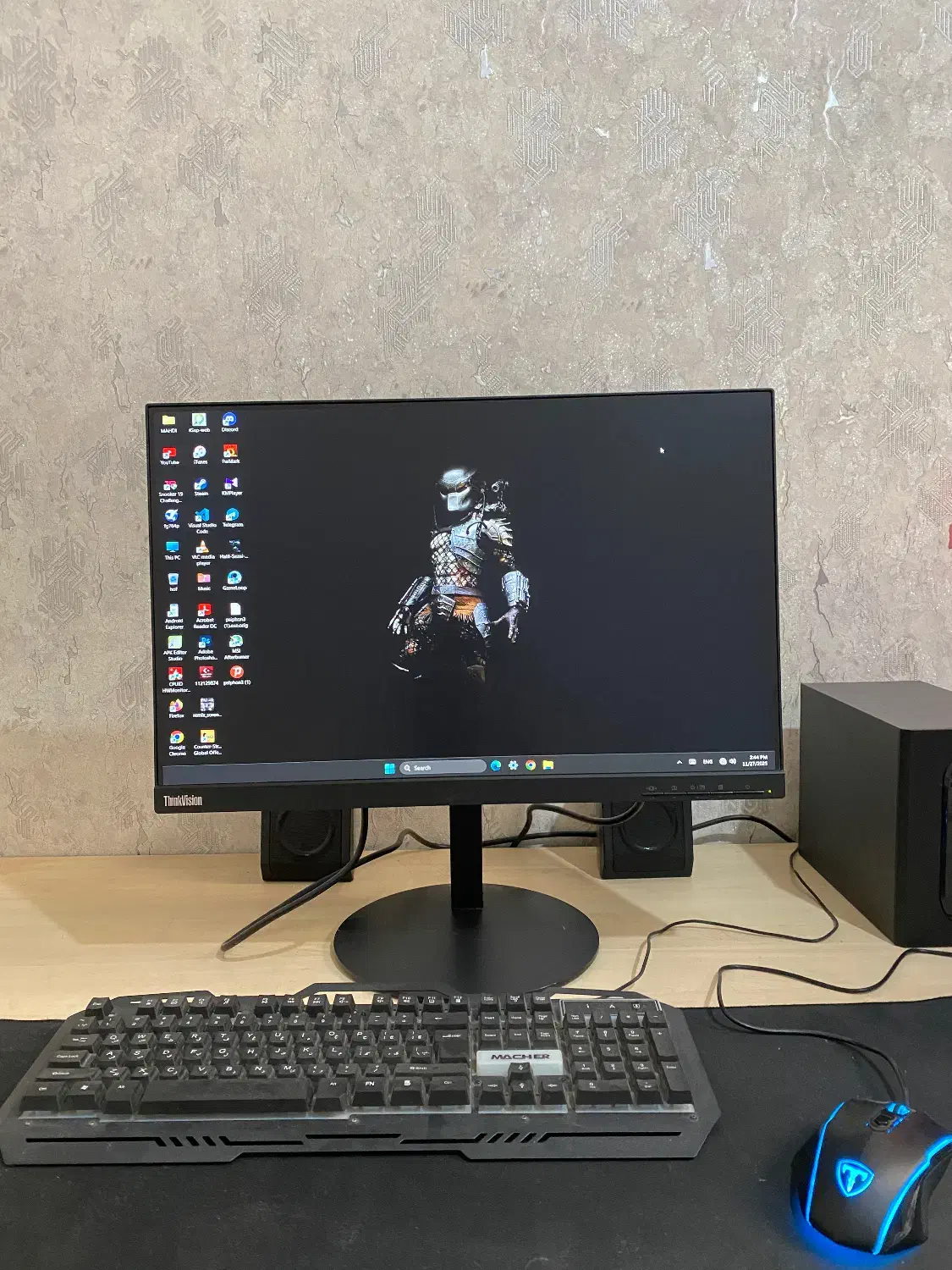 مانیتور ۲۴اینچ فریم لس لنوو|قطعات و لوازم جانبی رایانه|اردبیل, |دیوار