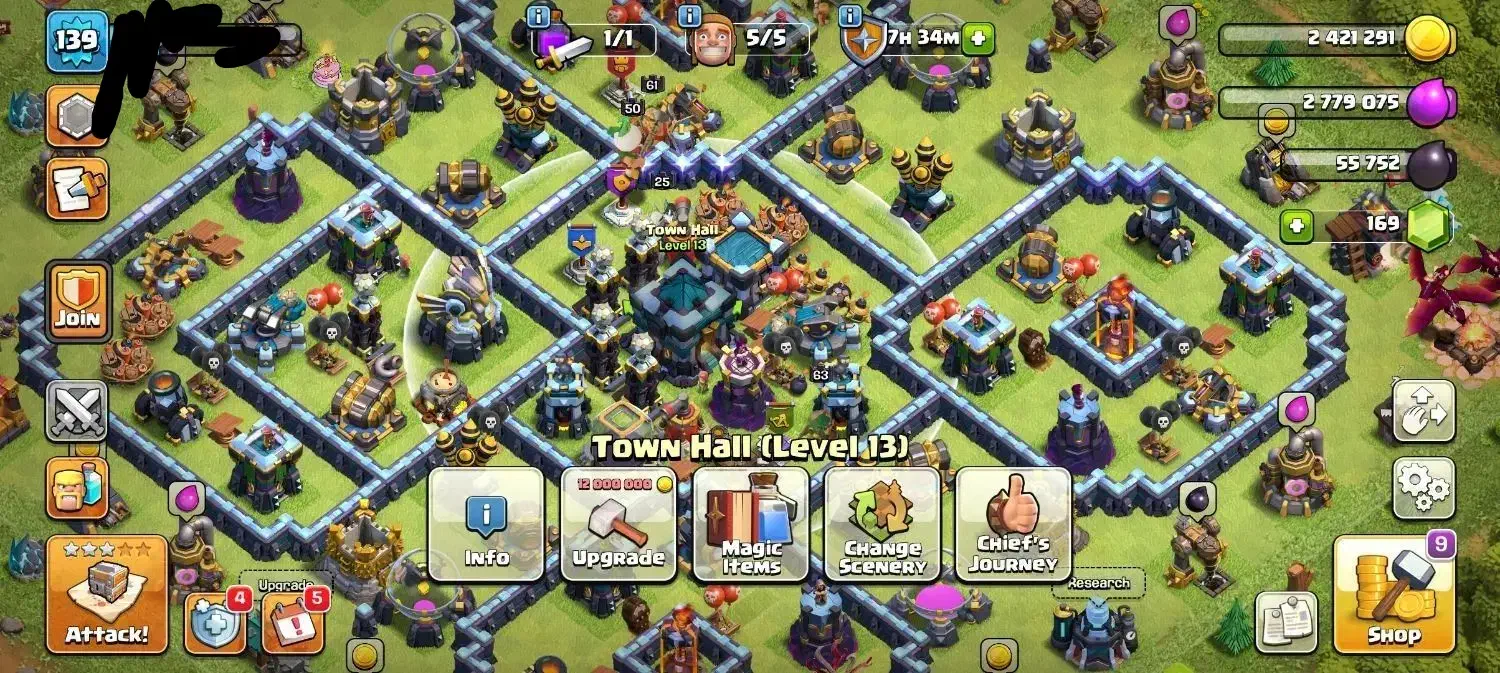 اکانت کلش اف کلنز|کنسول، بازی ویدئویی و آنلاین|همدان, |دیوار