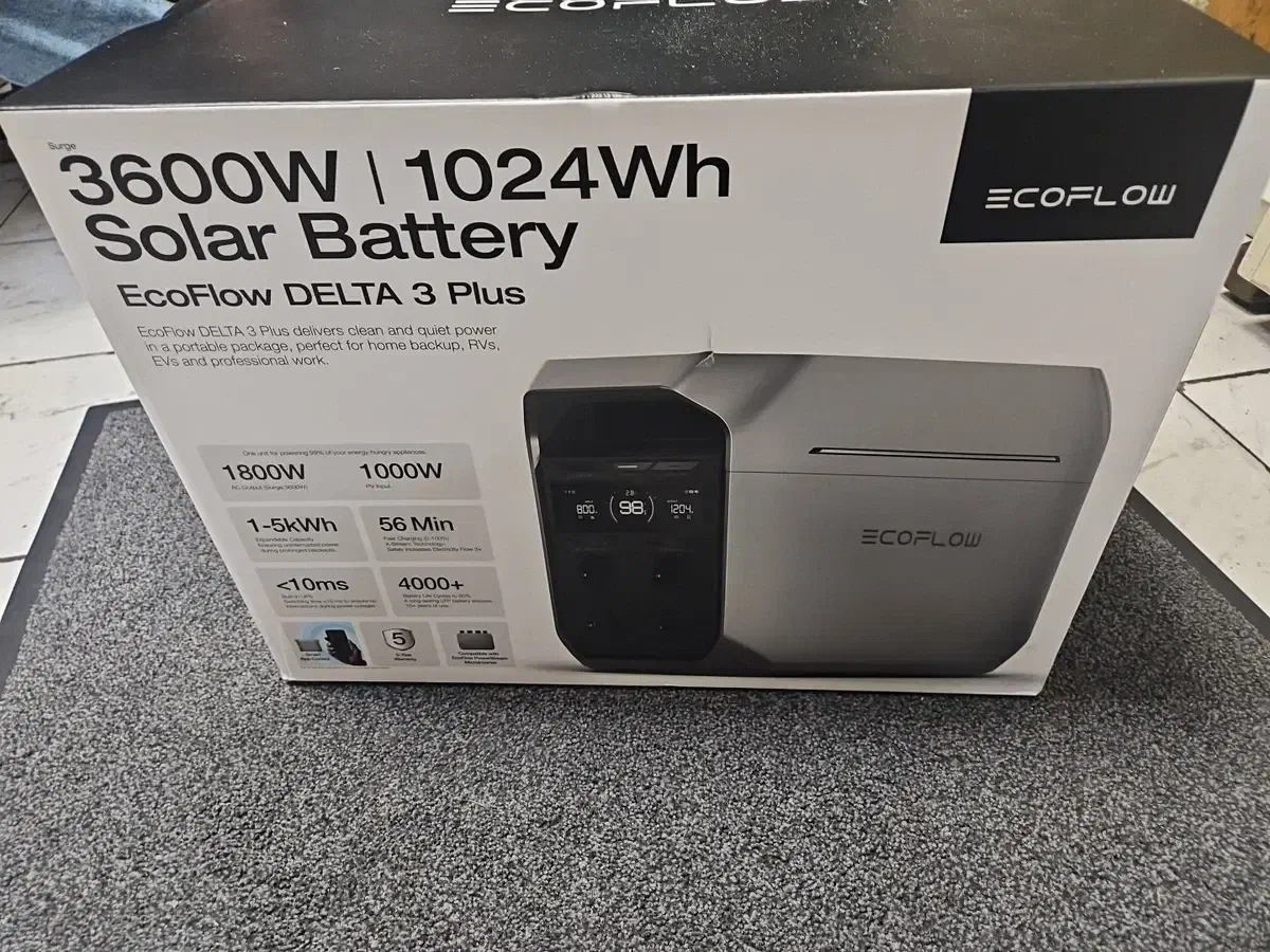پاوراستیشن خورشیدی EcoFlow delta 3 plus|قطعات و لوازم جانبی رایانه|تهران, بهار|دیوار