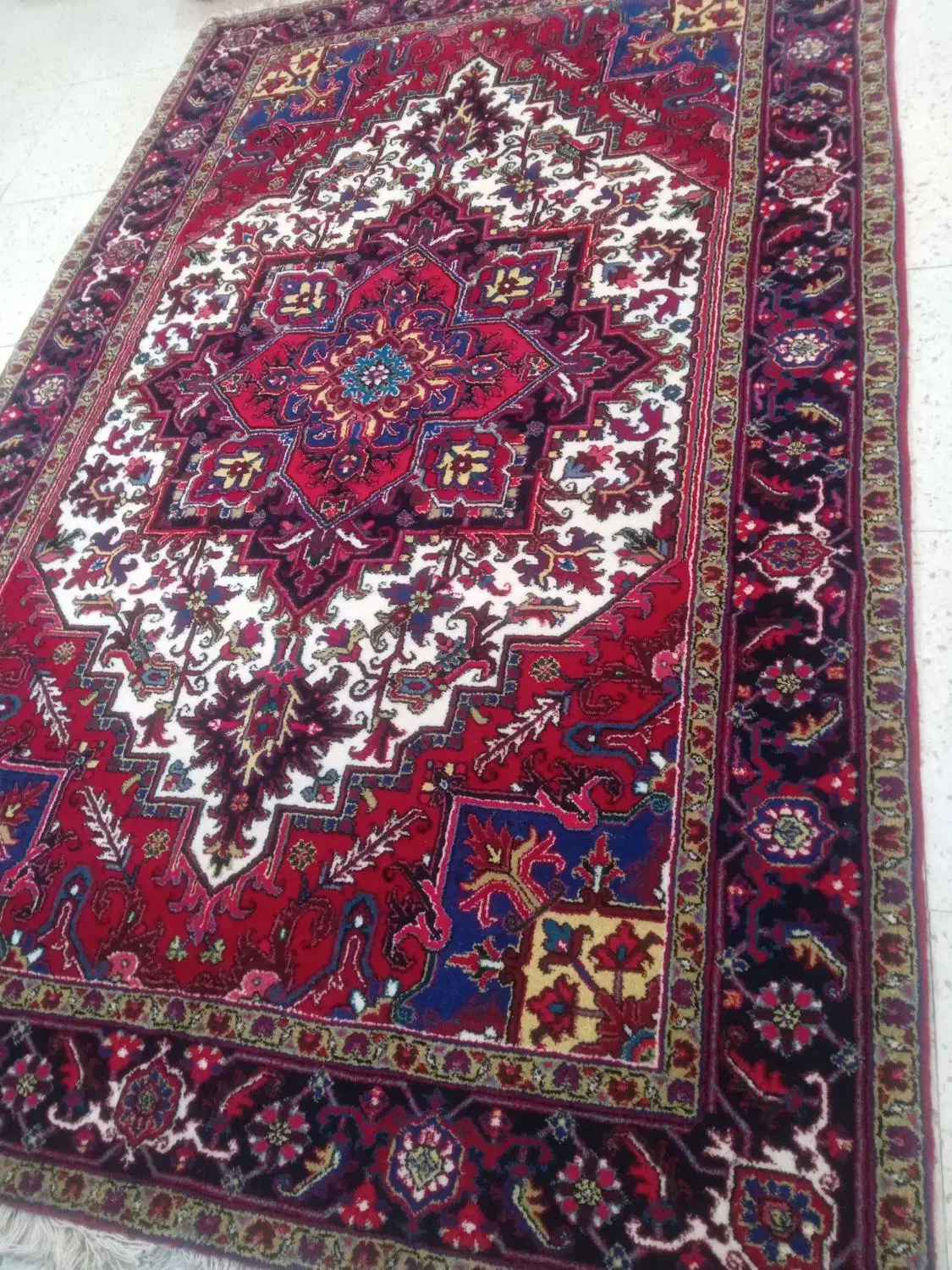 یم جفت فرش ۶متری هریس تاجری|فرش|تبریز, |دیوار