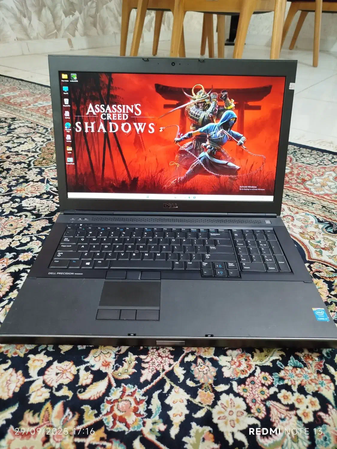 لپتاپ گیمینگ و رندرینگ  dell/گرافیک8مجزا/i7MX/رم16|رایانه همراه|شیراز, تحویلی|دیوار