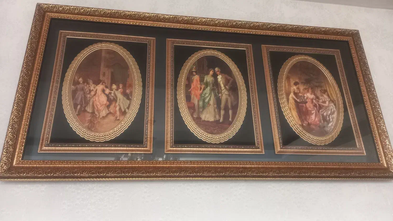 طرحی فرانسوی|ساعت دیواری و تزئینی|ری, دولت‌آباد|دیوار