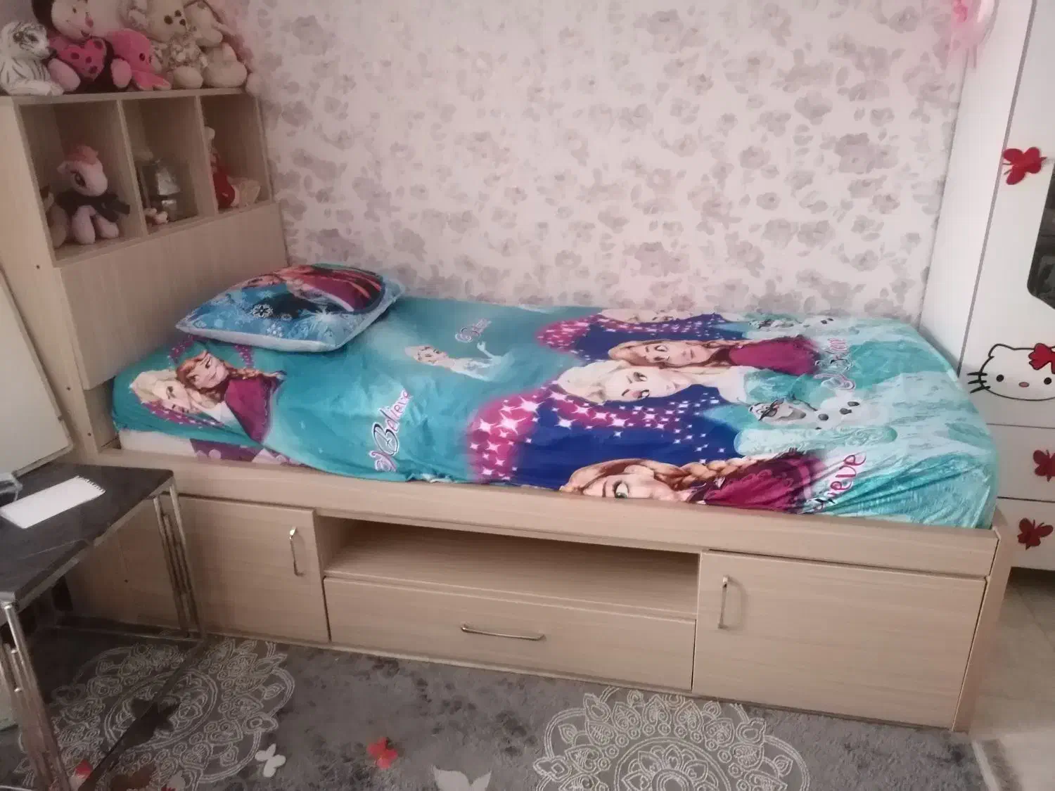 تخت یه نفره نوجوان|تخت و سرویس خواب|شهریار, شهرک شاهد|دیوار