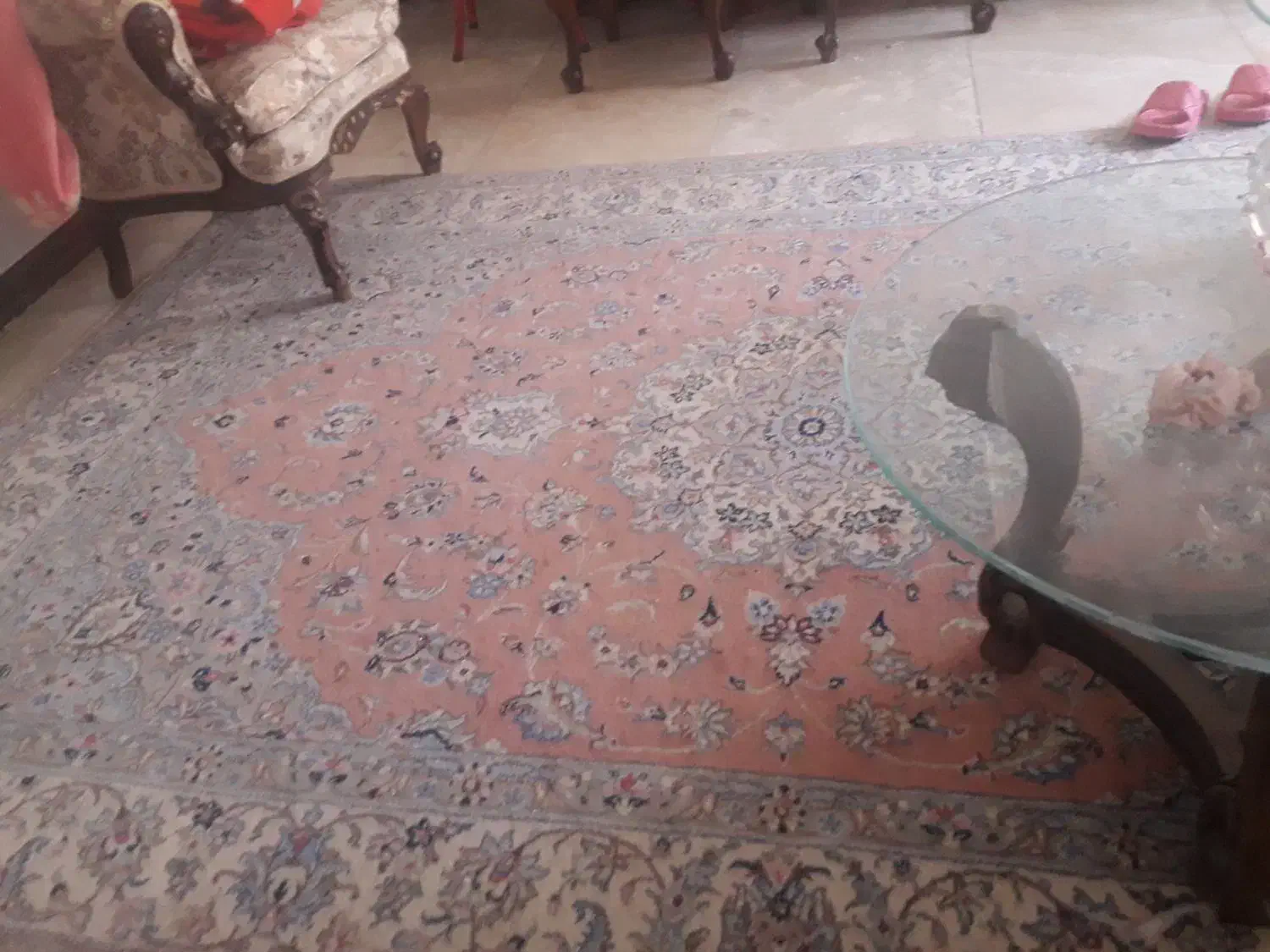 یک جفت فرش ۶ متری کاشان دستباف|فرش|کرج, کوی زنبق|دیوار