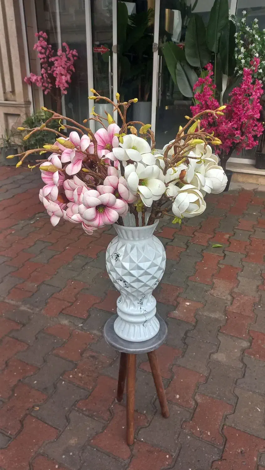 گل شاخه ای مصنوعی|گل مصنوعی|گرگان, |دیوار