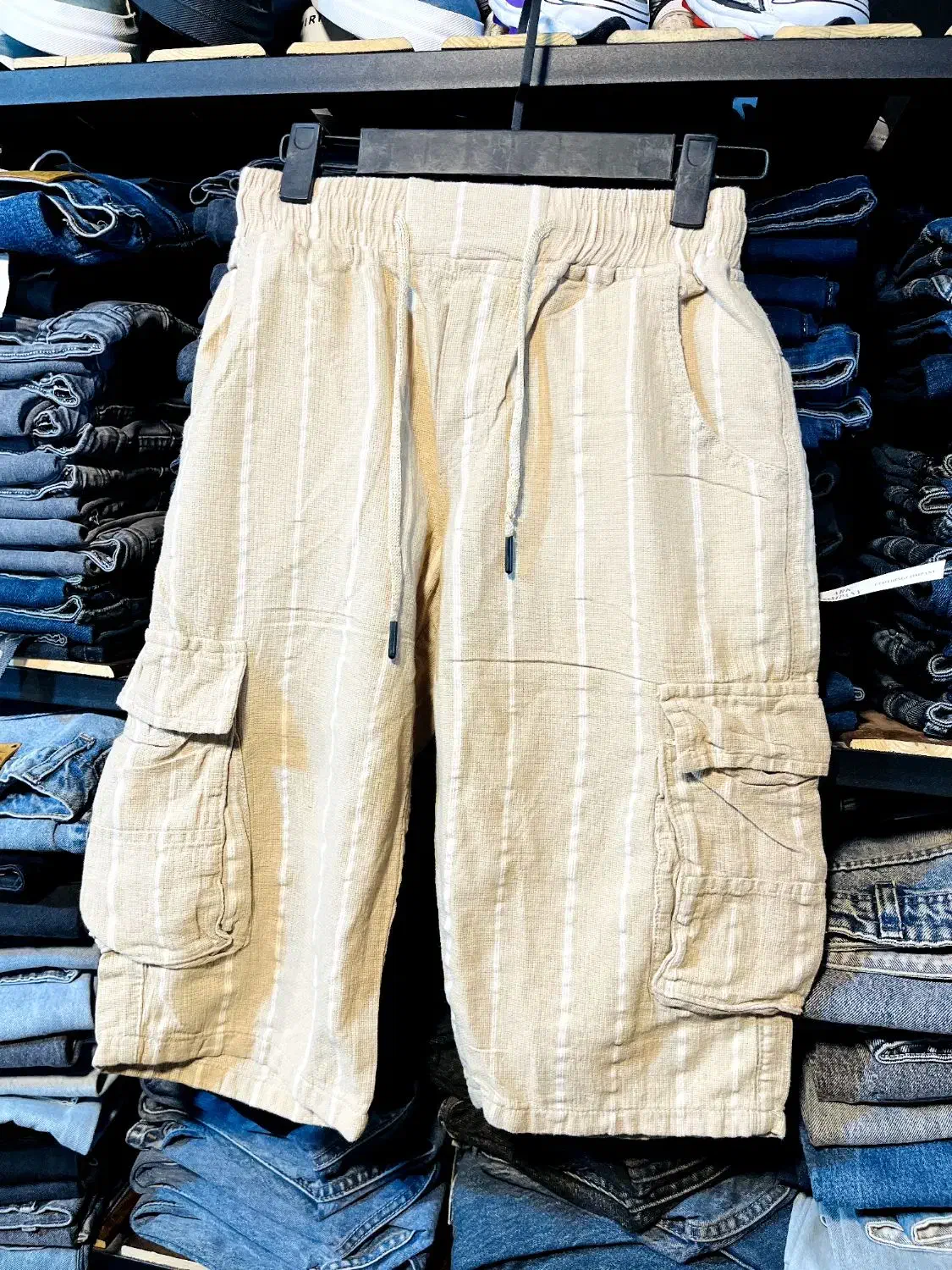 شلوارک کارگو لینن۲۹۰هزار|لباس|شاهرود, |دیوار