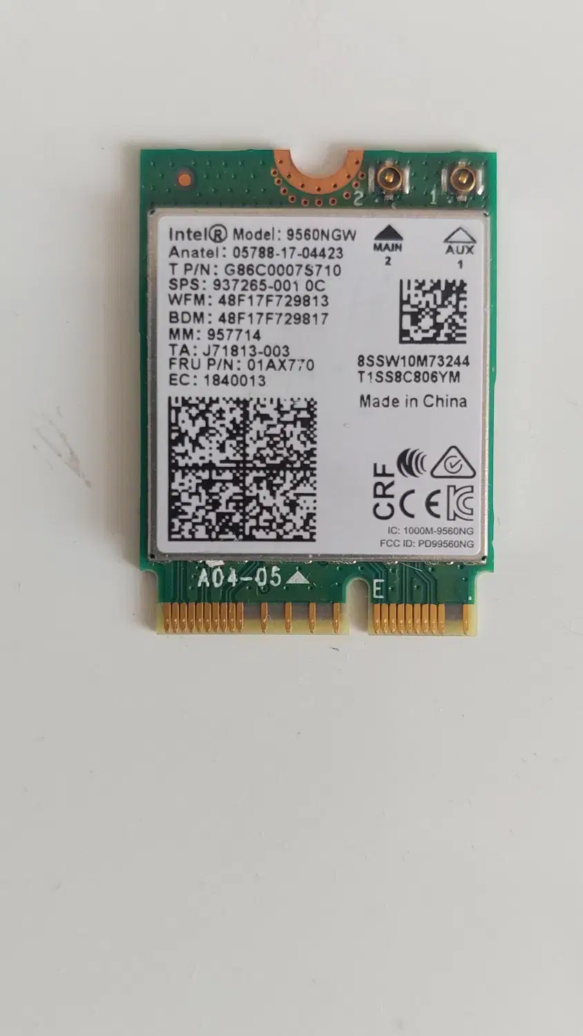 کارت وایفای لپ تاپ پرسرعت Intel 9560NGW 1730Mbps|قطعات و لوازم جانبی رایانه|تهران, آرژانتین|دیوار