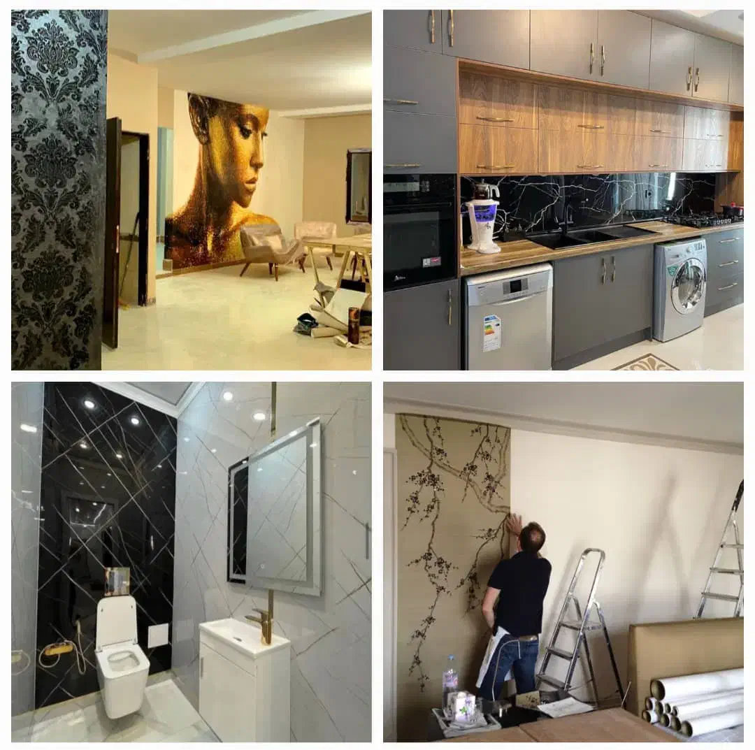 نصاب تخصصی (کل تهران) ماربل شیت کاغذ دیواری پوستر|خدمات پیشه و مهارت|تهران, صادقیه|دیوار