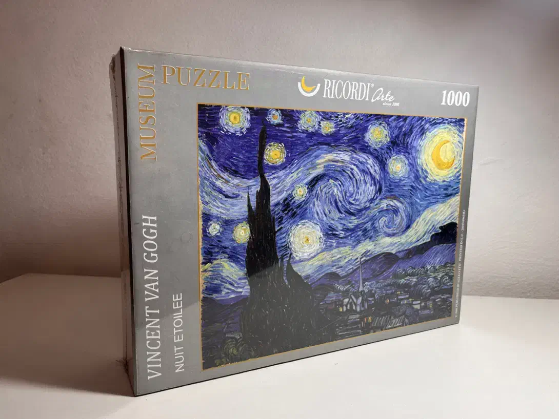 پازل ۱۰۰۰ تکه شب پر ستاره ونگوگ، نو و بازنشده|کلکسیون و سرگرمی|چالوس, |دیوار