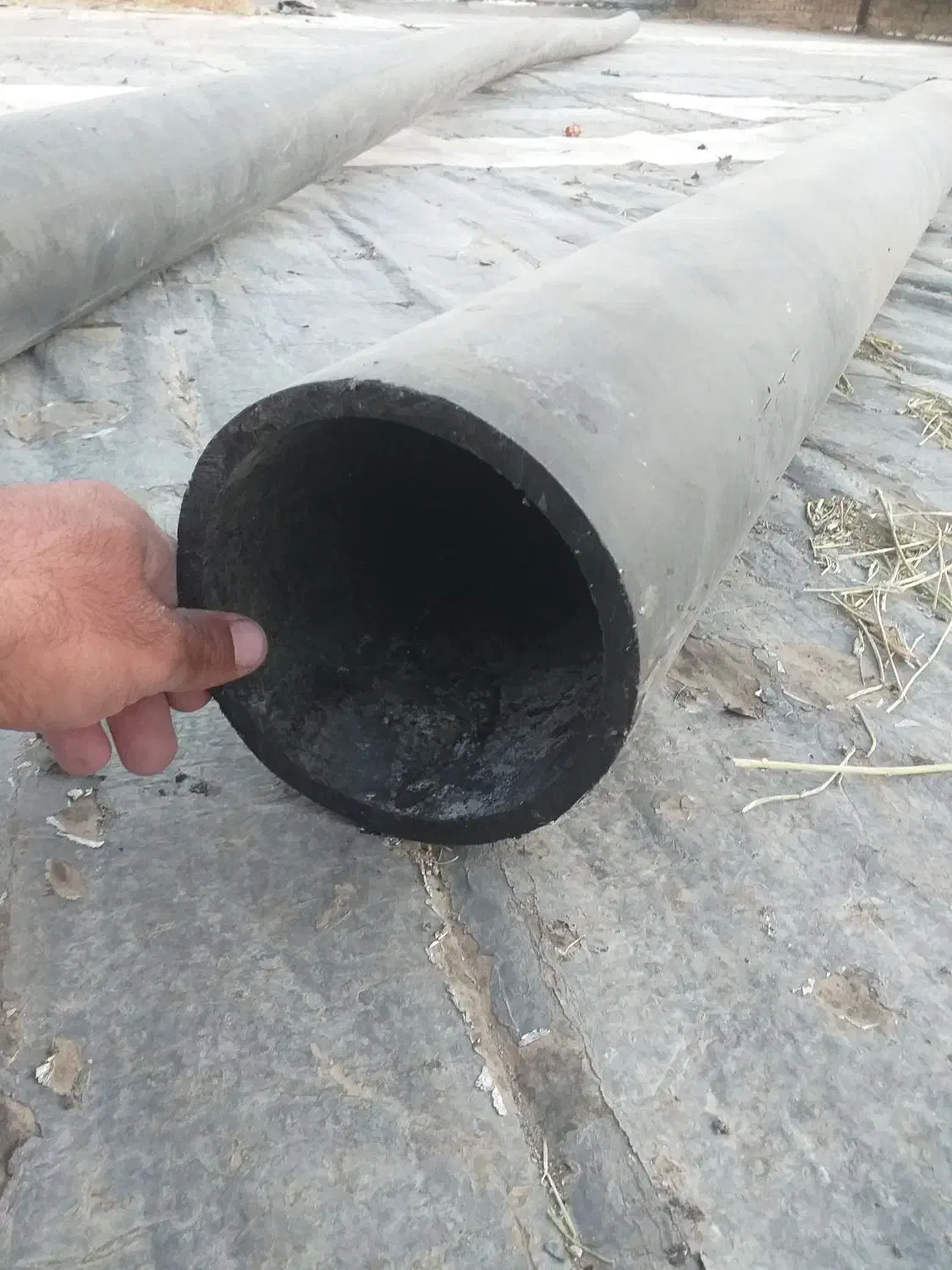 ۱۷ متر لوله پلی اتلین ۶ اینچ|مصالح و تجهیزات ساختمان|بروجرد, |دیوار