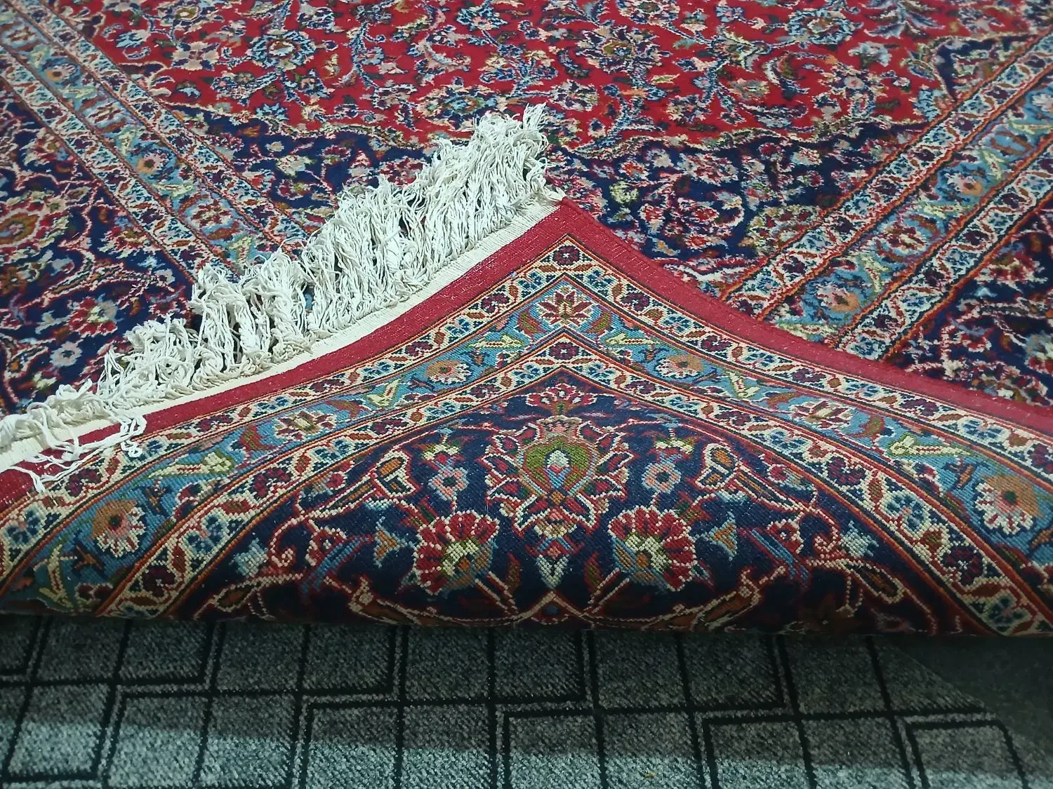 فرش دست باف ۱۲متری|فرش|قزوین, |دیوار