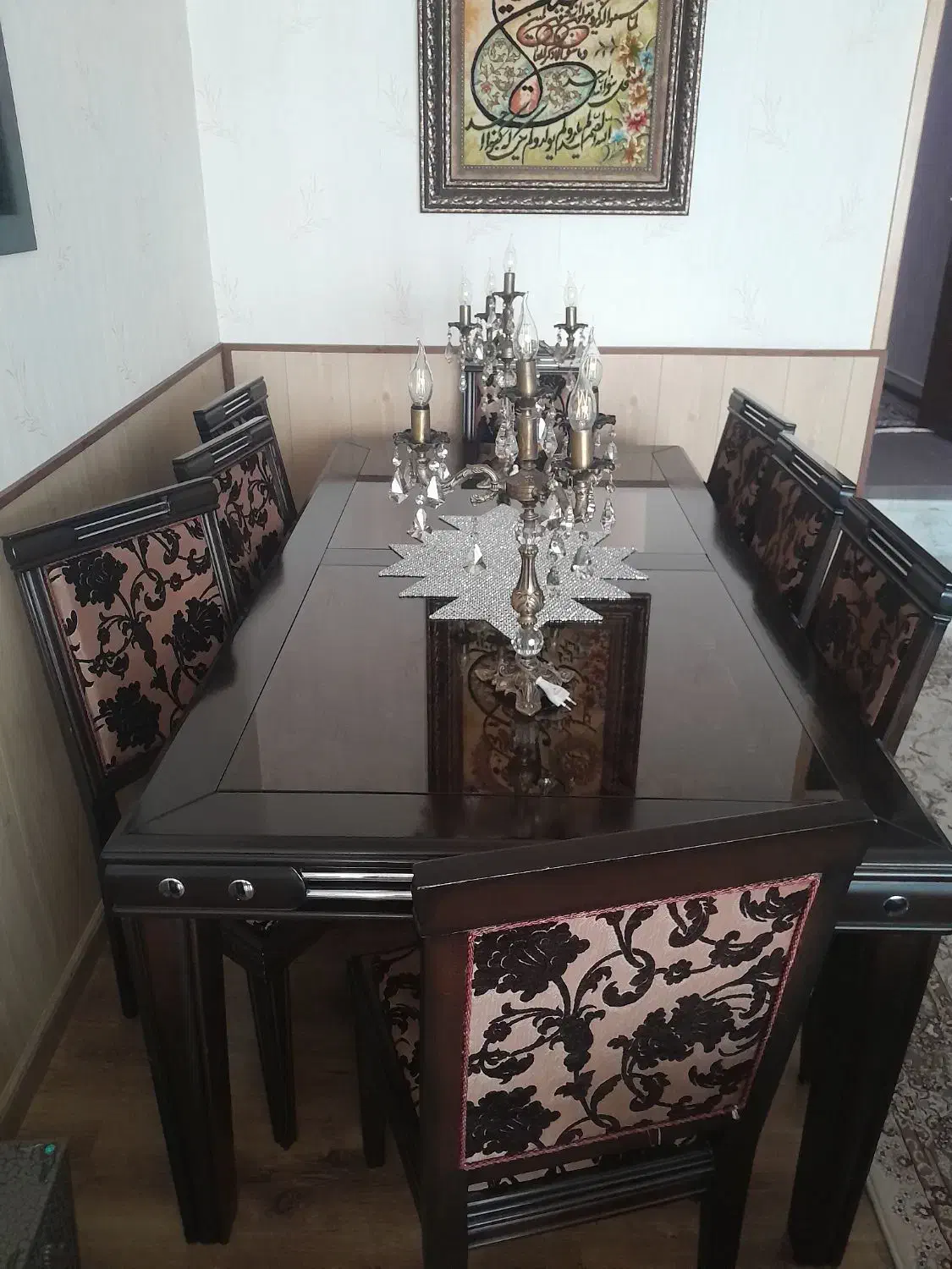 وسایل چوبی|میز و صندلی غذاخوری|هشتگرد, شهرک ولیعصر (مصلی)|دیوار