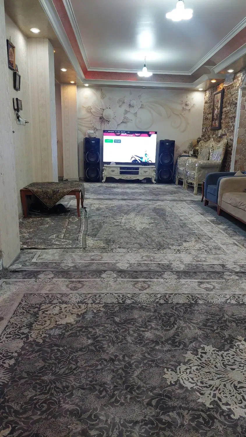 فرش ۱۲۰۰ شانه قیطران صد درصد اکرلیک نخ طرح جدید|فرش|کهریزک, |دیوار