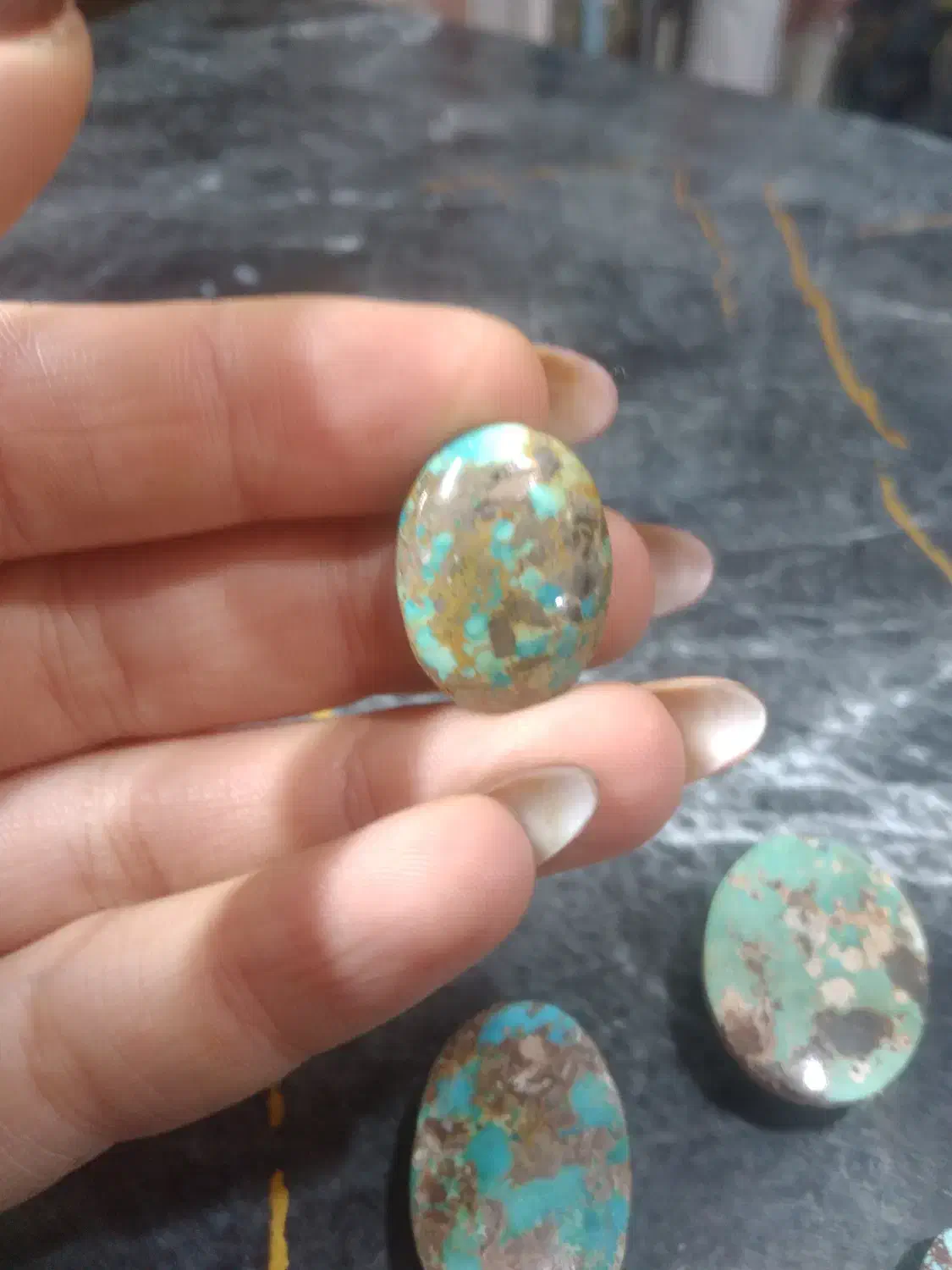 سنگ فیروزه نیشابور|جواهرات|ماسال, |دیوار