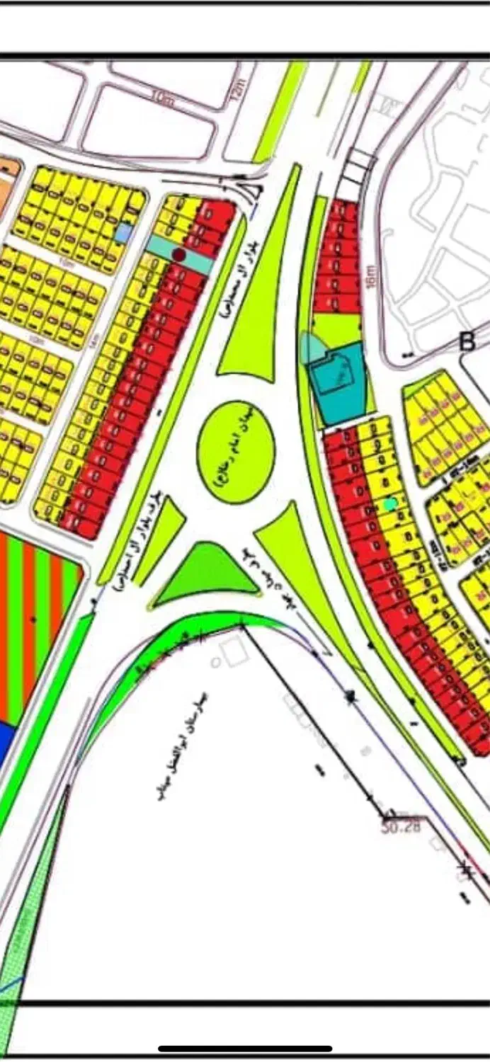 زمین مسکونی پلاک‌۲ روبروی بیمارستان|فروش زمین و ملک کلنگی|میناب, |دیوار