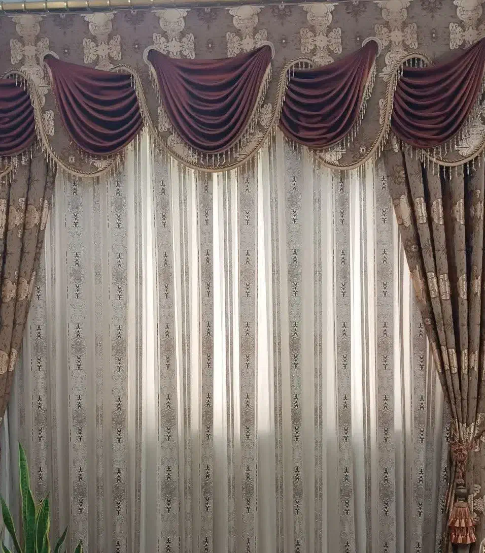 پرده|پرده، رانر، رومیزی|قم, نیروگاه|دیوار