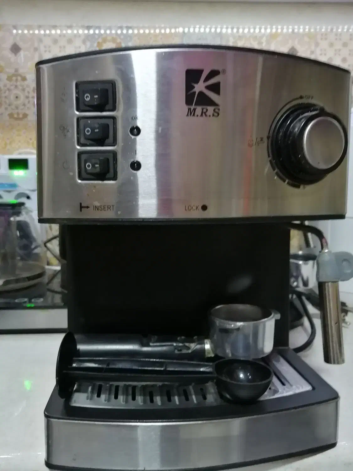 اسپرسو ساز و آسیاب قهوه|سماور، چایساز، قهوهساز|شیراز, سینما سعدی|دیوار