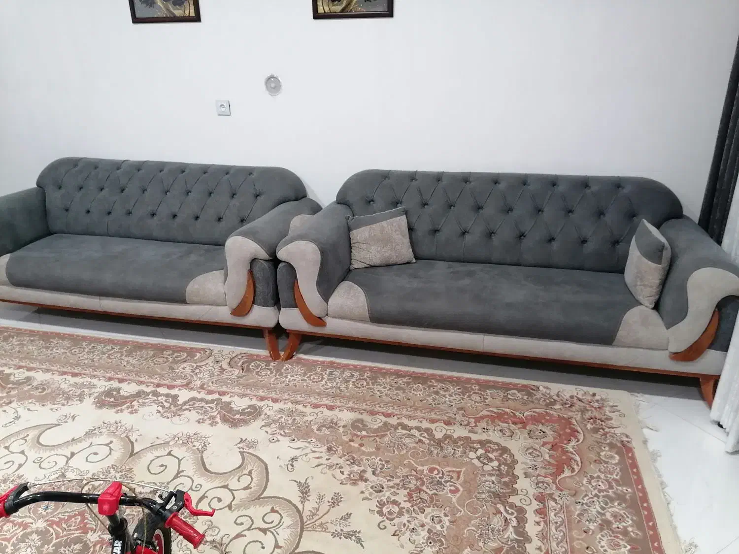 مبل8نفره|مبلمان خانگی و میز عسلی|سده (خراسان جنوبی), |دیوار