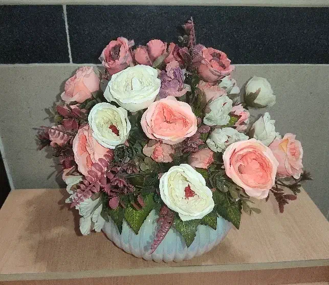 گلدان گل مصنوعی|گل مصنوعی|ساوه, |دیوار