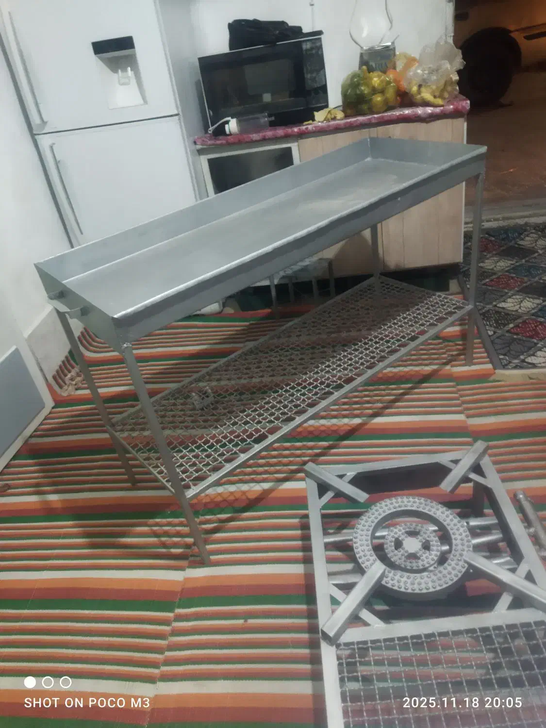 منقل کبابی با ورق گالوانیزه نو نو|اجاق گاز و لوازم برقی پخت‌وپز|خمینی‌شهر, |دیوار