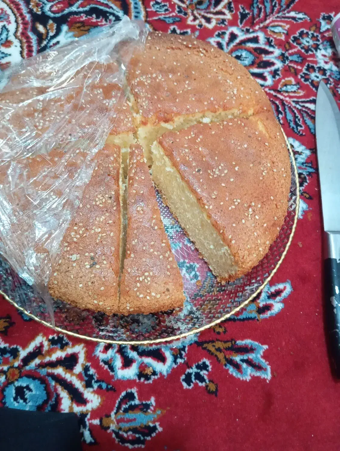 کیک خانگی وکلوچه  تازه باشیروگلاب  وعطرهل ووانیل|خدمات پذیرایی، مراسم|قم, باغ کرباسی|دیوار