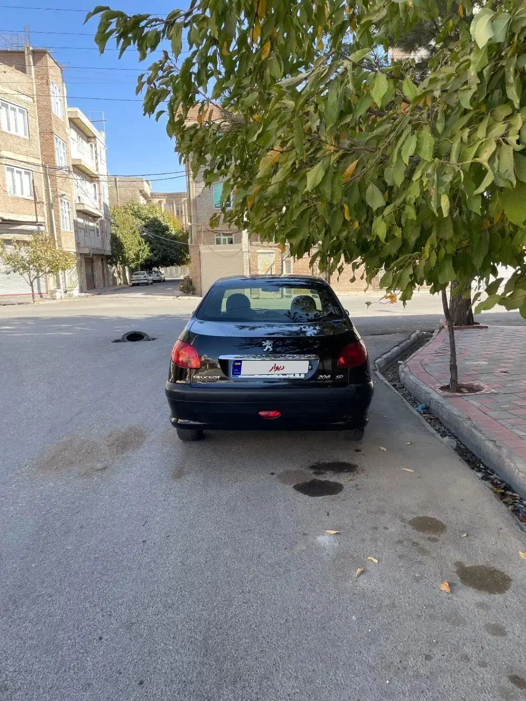 206 sd مدل ۸۸ بدون رنگ|خودرو سواری و وانت|میاندوآب, |دیوار