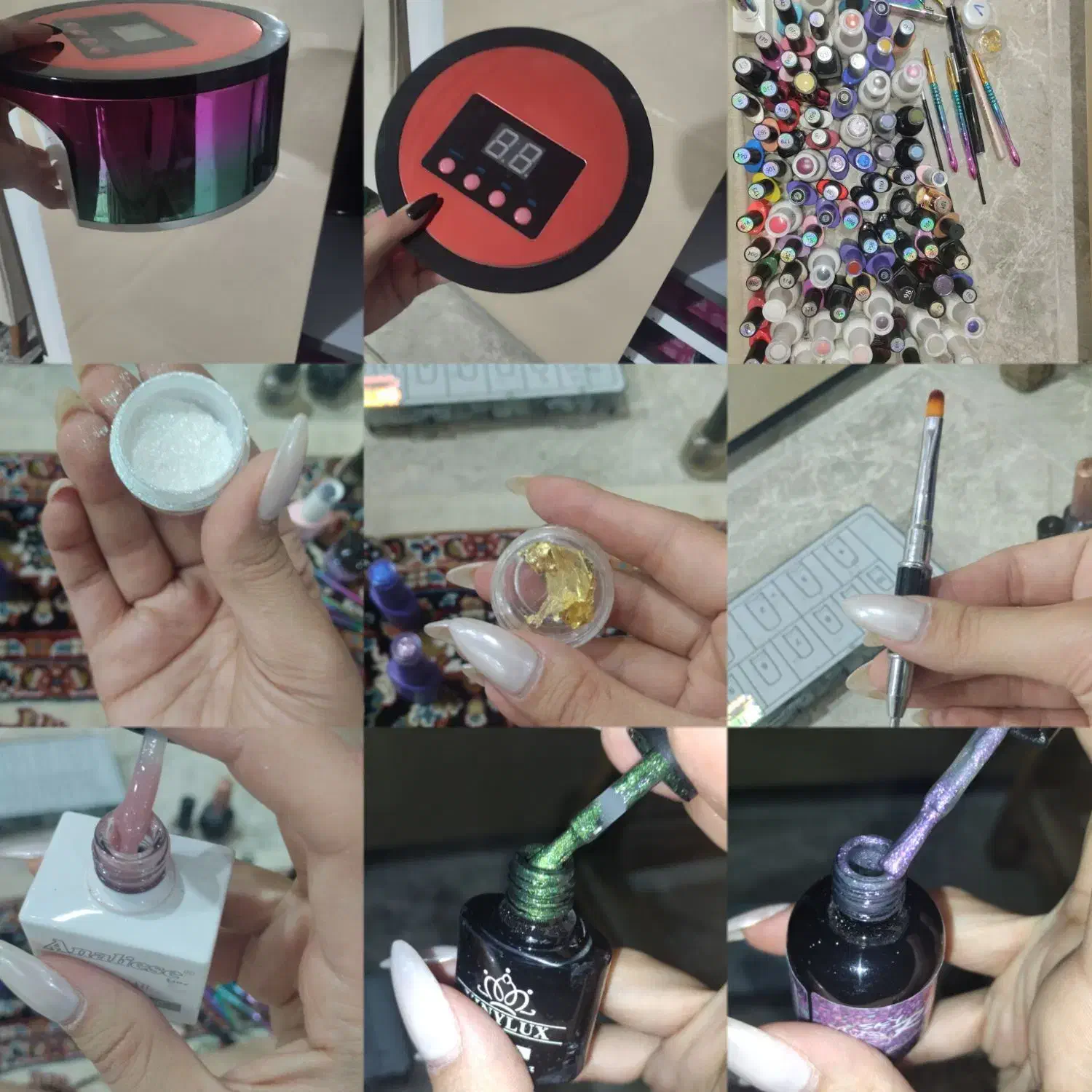 لوازم کاشت ناخن|آرایشگاه و سالن‌های زیبایی|نسیم‌شهر, |دیوار