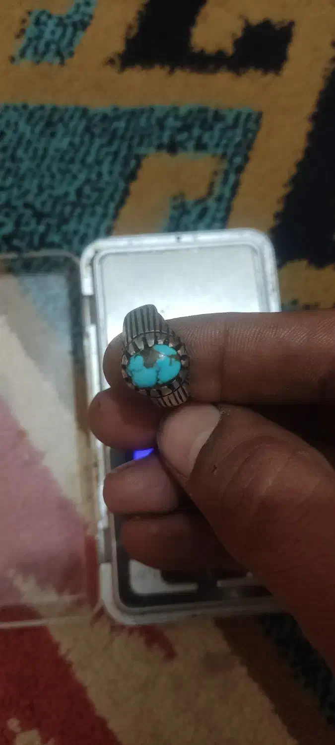 انگشتر فیروزه نیشابور قدیمی|جواهرات|زابل, |دیوار