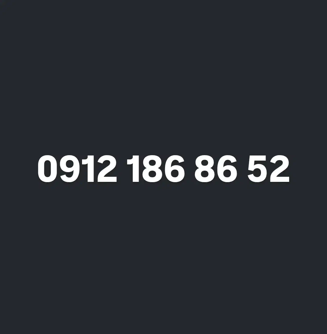 0912-186-86-52|سیم‌کارت|تهران, نیروی هوایی (پیروزی)|دیوار