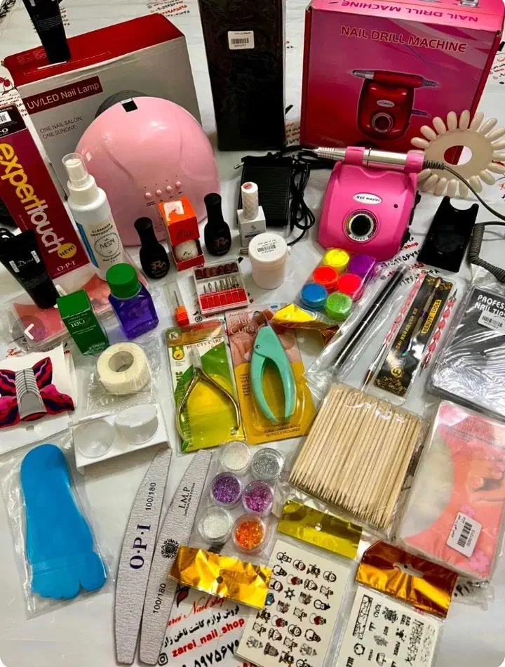 وسایل کاشت ناخن|آرایشی، بهداشتی، درمانی|نرماشیر, |دیوار