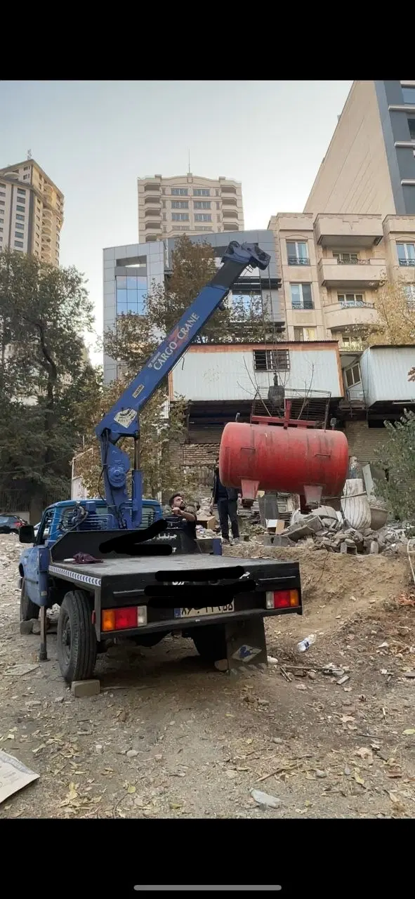 خدمات اجاره جرثقیل نیسانی۲ ۳ ۵ ۷تن خاورکفی بالابر|خدمات حمل و نقل|تهران, سعادتآباد|دیوار