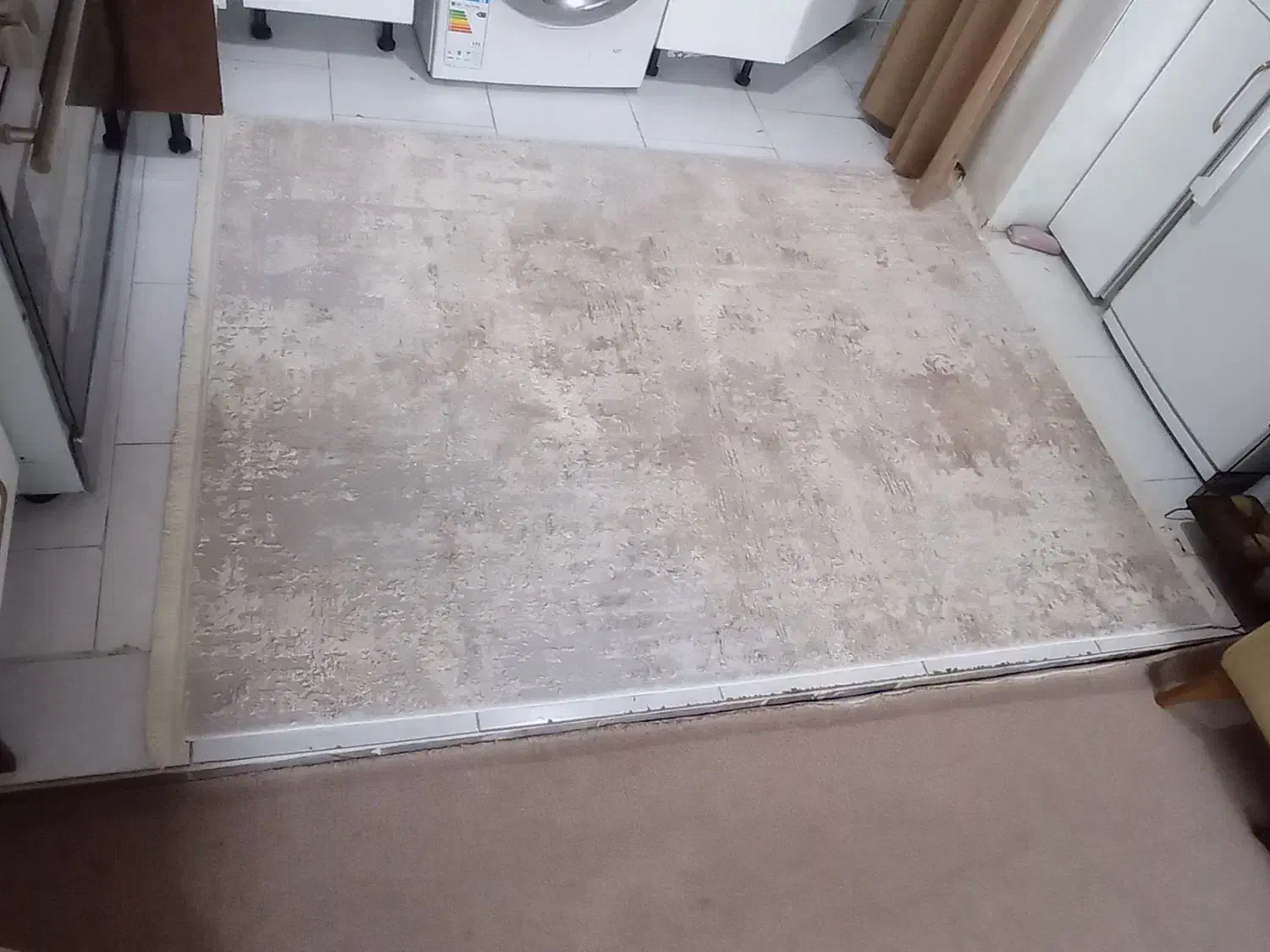 فرش آشپزخانه دومترده در یک پنجاه|فرش|گرگان, |دیوار