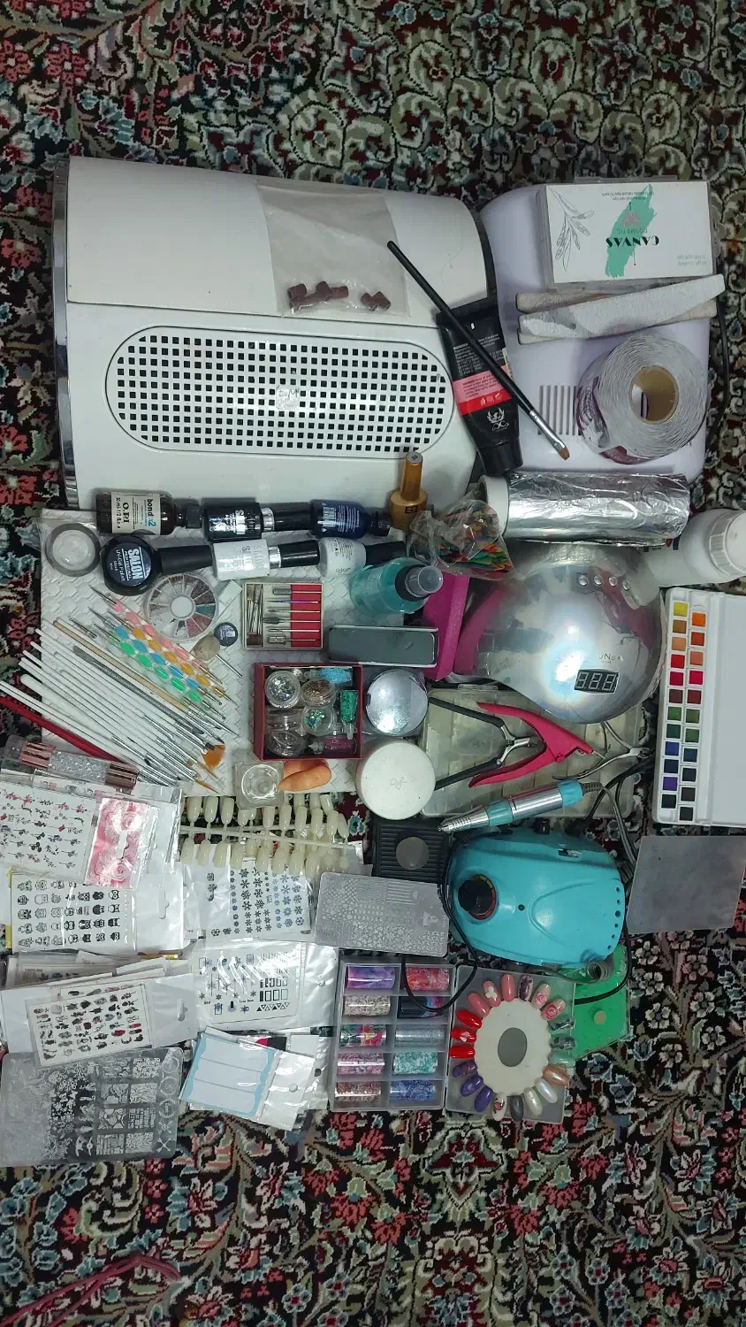 وسایل ناخنکاری کامل و حرفه ای|آرایشی، بهداشتی، درمانی|کرمان, |دیوار