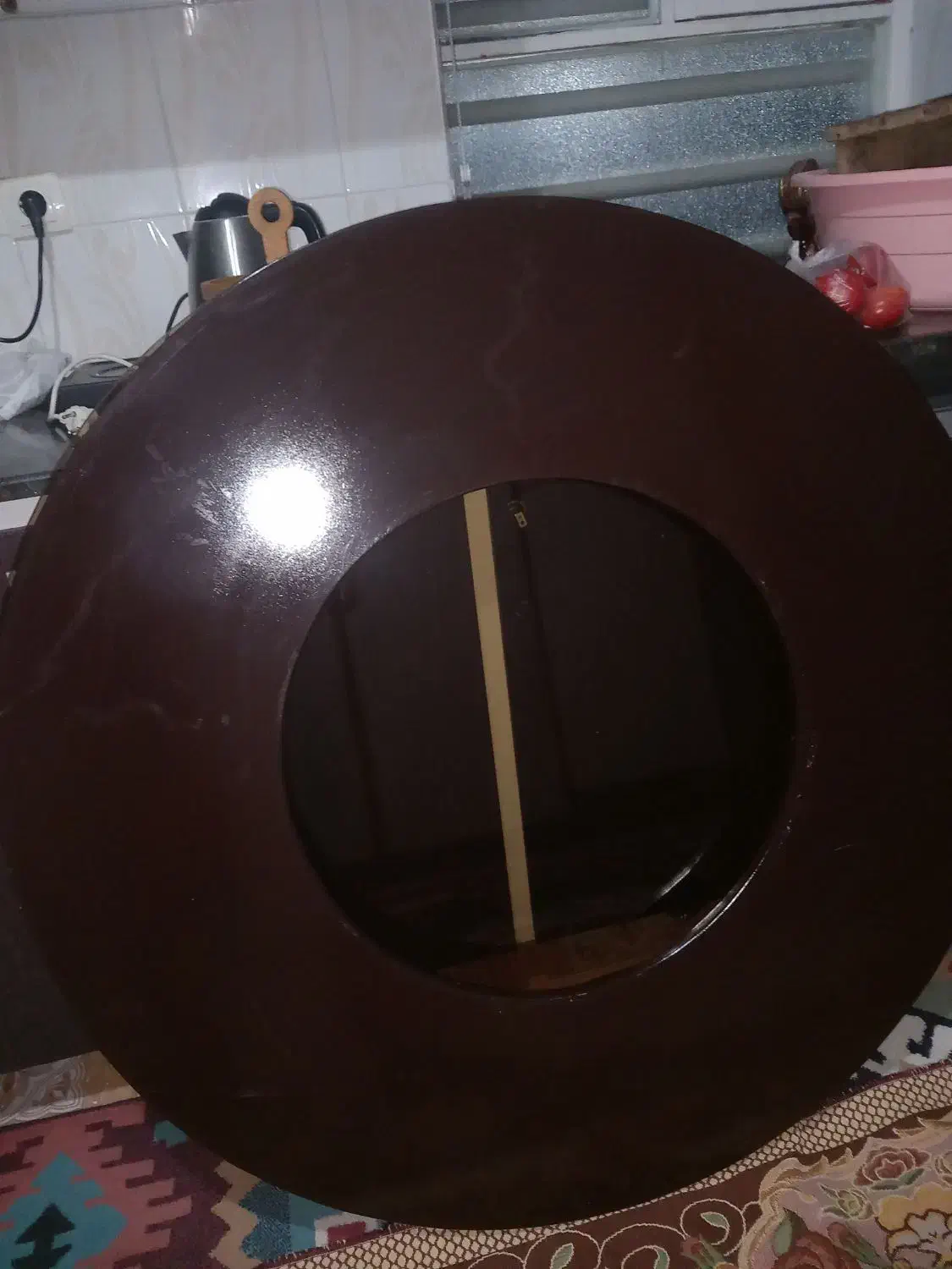 میز نهارخوری ۶ نفره گرد کاملا سالم ۸۰۰۰۰۰۰|میز و صندلی غذاخوری|جیرفت, |دیوار