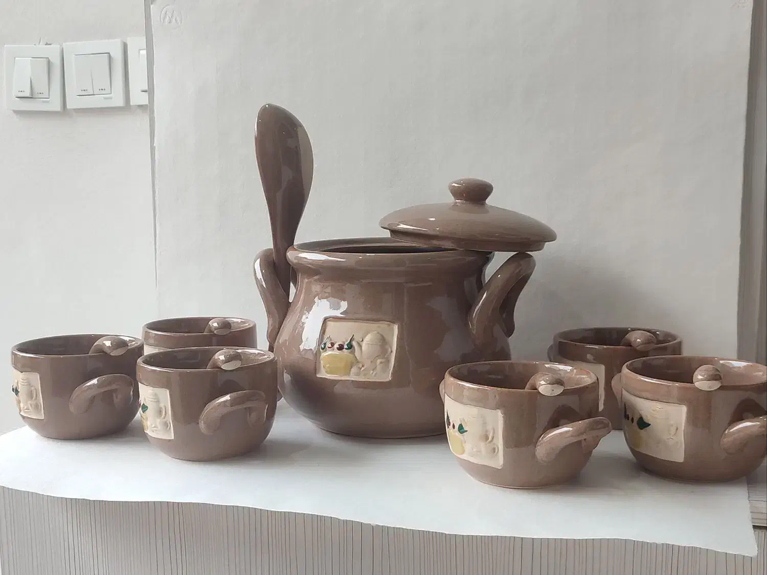 سرویس سوپ خوری سرامیکی|ظروف سرو و پذیرایی|نوشهر, |دیوار