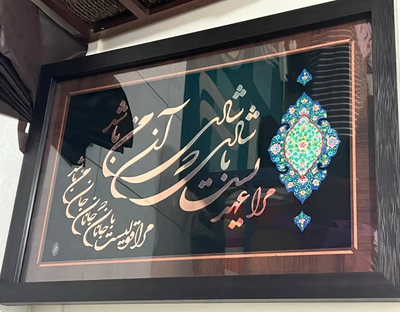 تابلو نفیس مس و مینا کاری نو|صنایع دستی و سایر لوازم تزئینی|تهران, توحید|دیوار