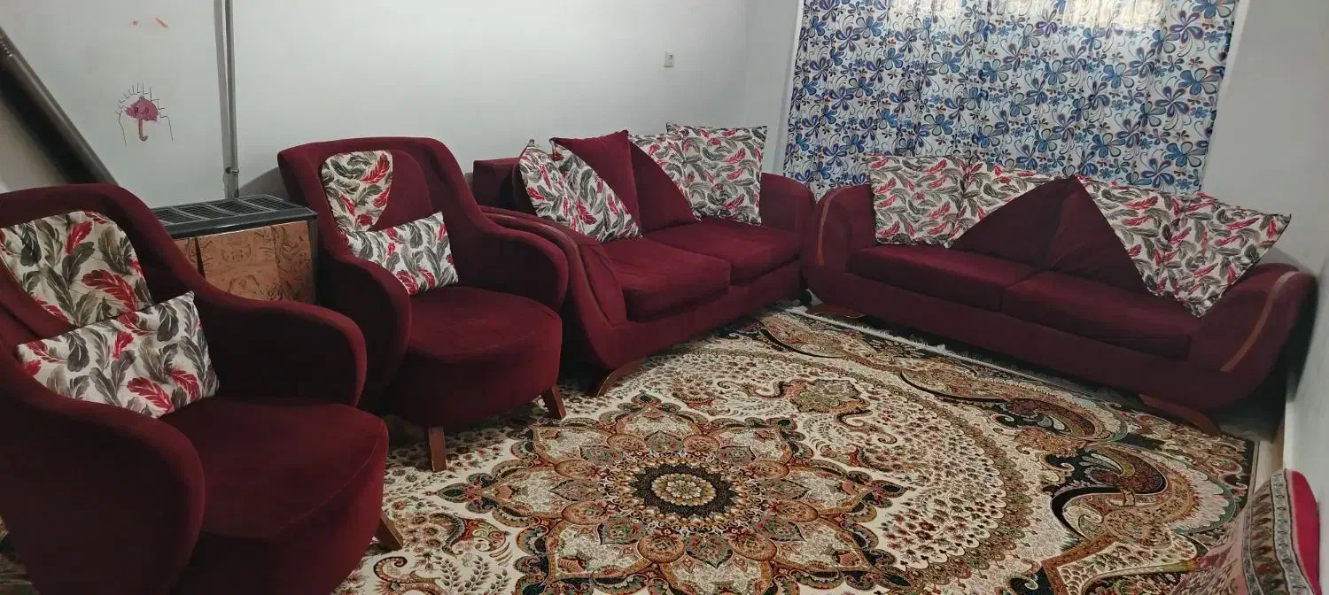 مبل راحتی 8نفره|مبلمان خانگی و میز عسلی|تربت‌حیدریه, شهرک ولیعصر|دیوار