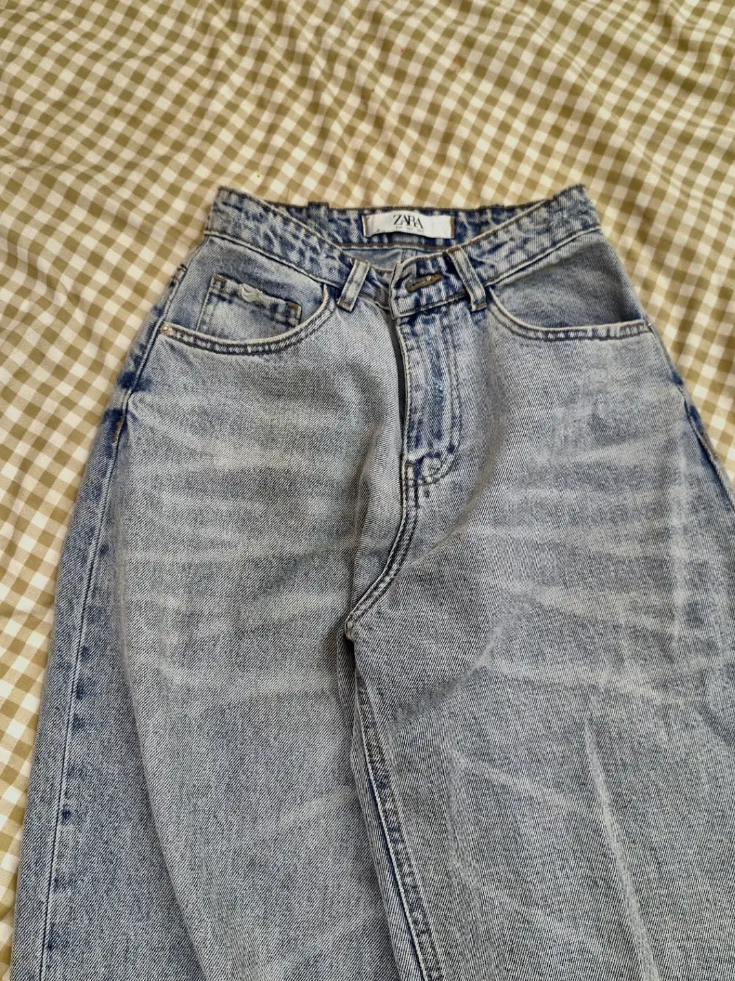 شلوار فول بگ جین طوسی|لباس|شیراز, تلخ داش|دیوار