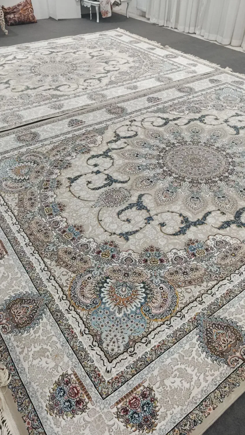 فرش 1000شانه تراکم 3000گل برجسته|فرش|قم, باغ کرباسی|دیوار