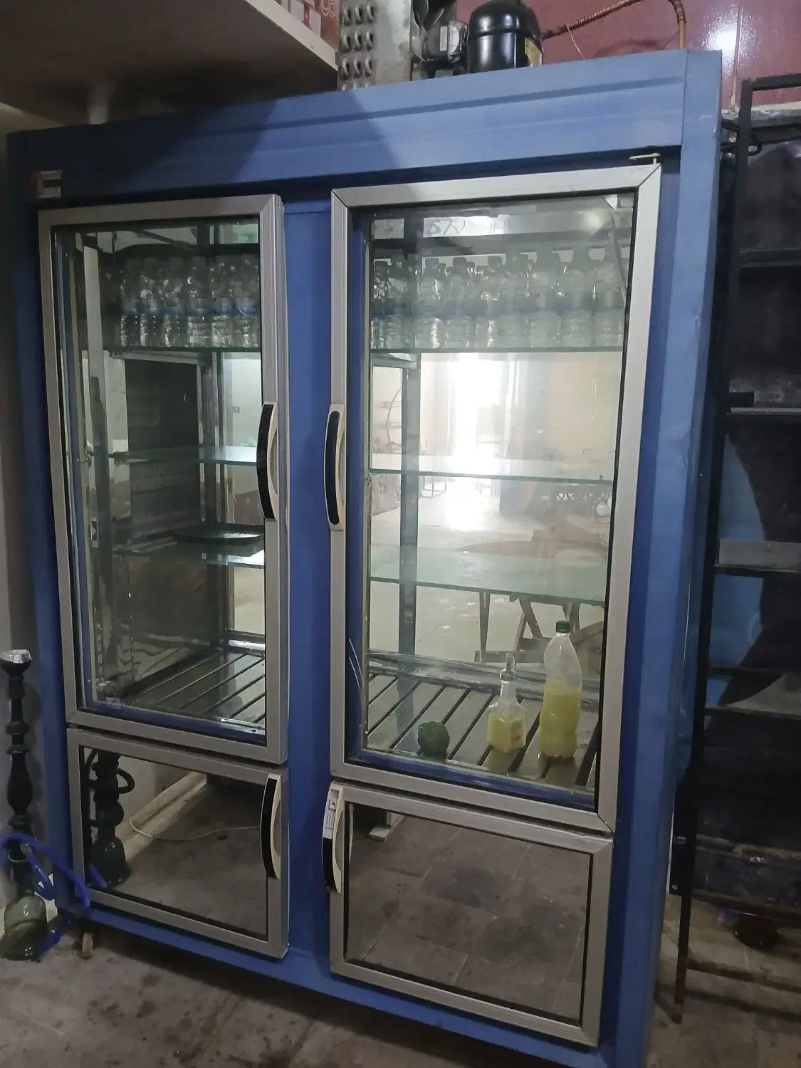 یخچال ویترینی دو درب بزرگ|یخچال و فریزر|محمدشهر, همایون ویلا|دیوار